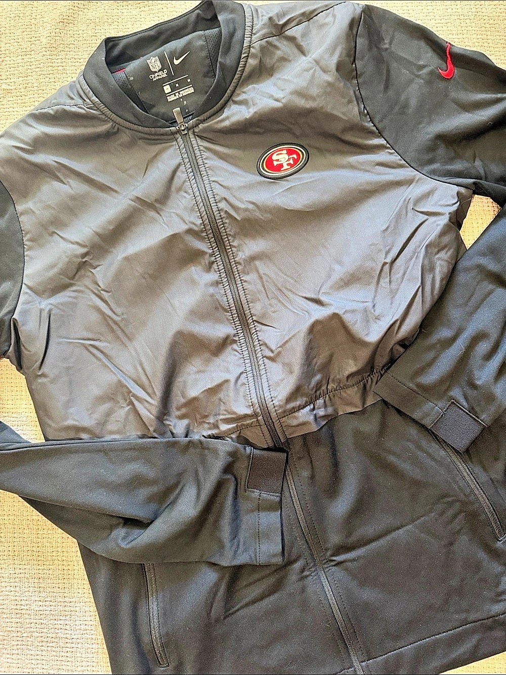 Nike San Francisco 49ers NFL On Field Apparel Full Zip Jacket Full Zip Jacket